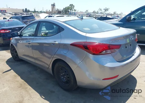 2016 Hyundai Elantra Se из США, поврежденный, VIN 5NPDH4AE2GH750105